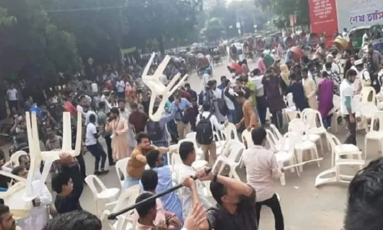 আবরারের স্মরণসভায় ছাত্রলীগের সন্ত্রাসী হামলা, শিবিরকে জড়িয়ে অপপ্রচারের তীব্র নিন্দা