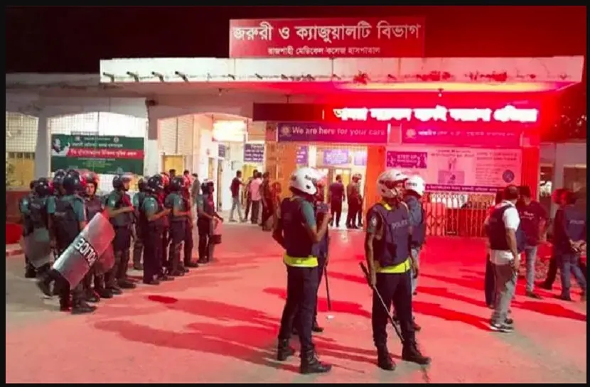 চরম দুর্ভোগে রোগীরা : রামেকে হামলার ঘটনায় ধর্মঘট