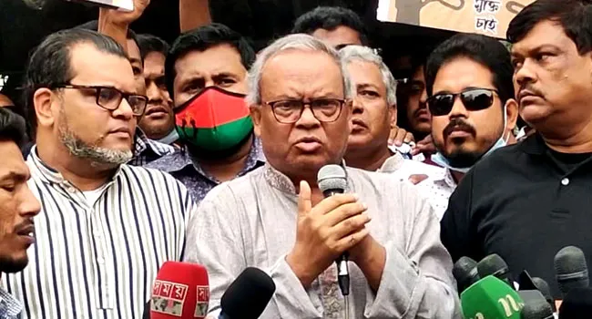 উৎসব বন্ধ করে বন্যাকবলিত অঞ্চলকে দুর্গত ঘোষণা করুন : রিজভী