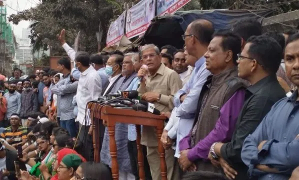 খালেদা জিয়া না থাকলে আওয়ামী লীগও থাকবে না : ফখরুল