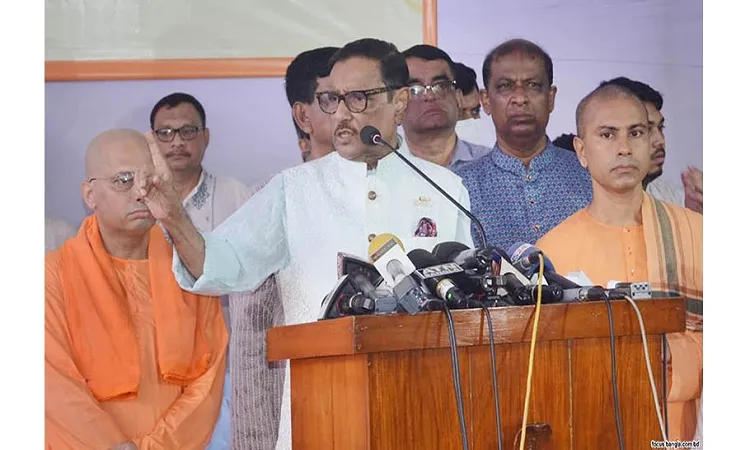Stay alert to maintain peace during Durga Puja: Quader