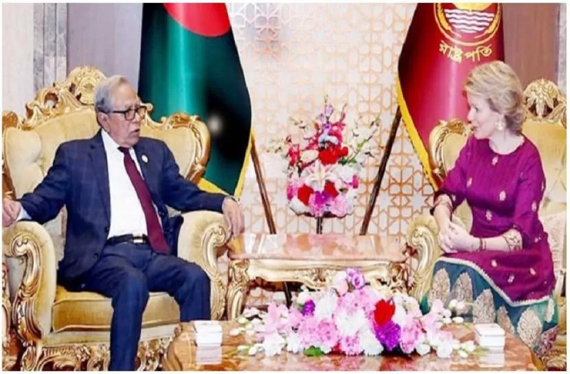 রোহিঙ্গা প্রত্যাবাসনে বেলজিয়ামের সহযোগিতা চান রাষ্ট্রপতি