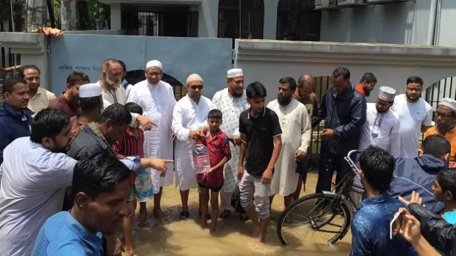পানিবন্দী মানুষের সাহাযার্থে সম্মিলিতভাবে এগিয়ে আসুন: সাহাবুদ্দিন
