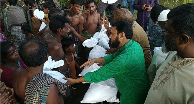 সিলেটে বন্যাদুর্গতদের পাশে ঢাকা মহানগরী উত্তর জামায়াত