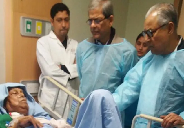 অসুস্থ্য আর এ গণিকে দেখে এলেন ফখরুল