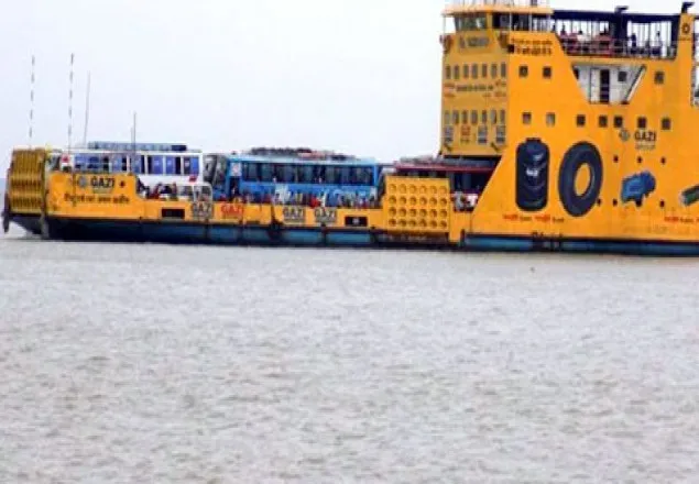 শিমুলিয়া-কাওড়াকান্দি রুটে ফেরি চলাচল শুরু