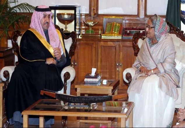 প্রধানমন্ত্রীর সঙ্গে সৌদি যুবরাজের সাক্ষাৎ