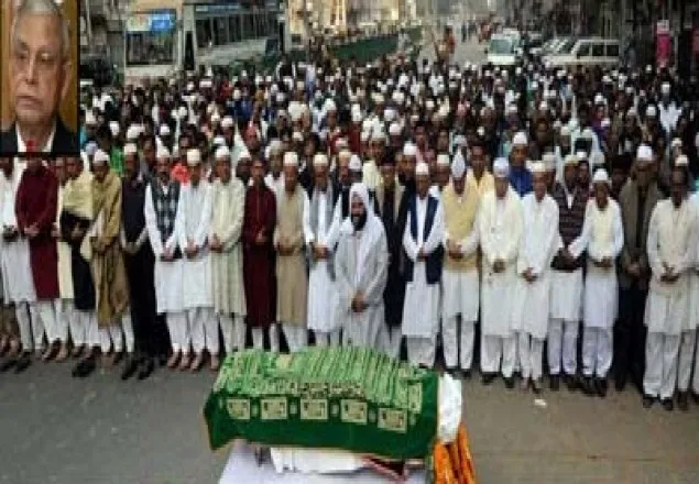 বিএনপি নেতা আর এ গণির দাফন সম্পন্ন
