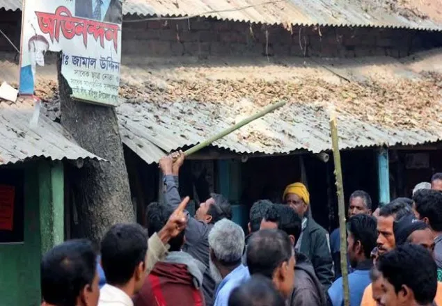 ঠাকুরগাঁওয়ের হরিপুরে ১৪৪ ধারা ভঙ্গ 