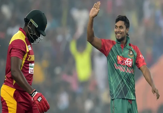 সাব্বির-মুস্তাফিজের ঝরে উড়ে গেল জিম্বাবুয়ে