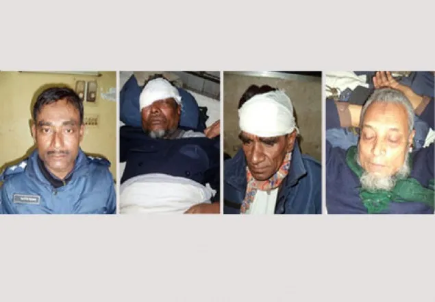 হবিগঞ্জে পিকআপ ভ্যানের ধাক্কায় ৪ পুলিশ সদস্য আহত