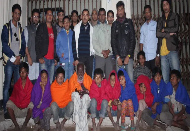 শীতবস্ত্র বিতরনে কুমিল্লায় ‘সেভ দ্য ফিউচার’