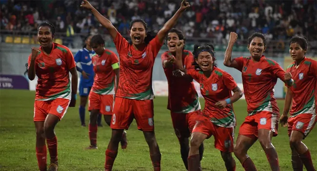 নেপালকে হারিয়ে ইতিহাস গড়লো বাংলাদেশের মেয়েরা