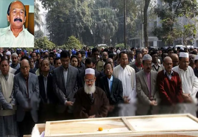 প্রেসক্লাবে আলতাফ মাহমুদের জানাজা সম্পন্ন