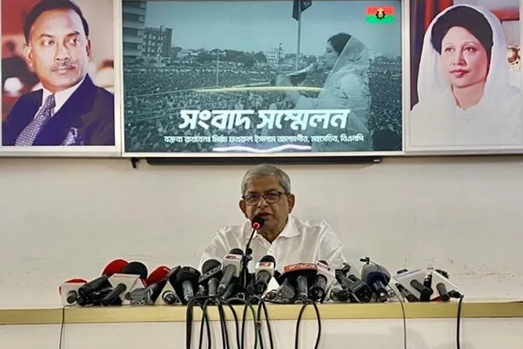 তাপসের বক্তব্যে জমিদারি-সন্ত্রাসী ভাব রয়েছে: মির্জা ফখরুল
