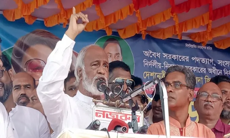 সরকারের বিদায় ঘণ্টা বাজানো হবে: মঈন খান