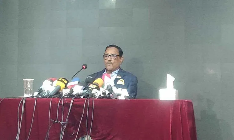 বিএনপির দাবির বিষয়ে বিদেশিদের কোনো বক্তব্য নেই: কাদের