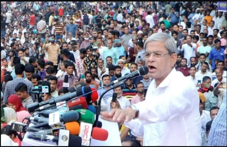 ১০ ডিসেম্বর সরকার পতনে আন্দোলন শুরু : মির্জা ফখরুল