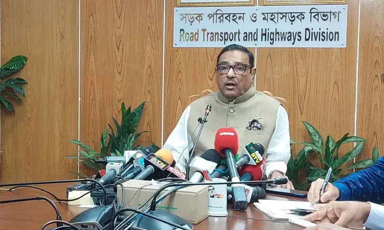 শর্ত না দিলে বিএনপির সঙ্গে সংলাপের চিন্তা করা হবে: ওবায়দুল কাদের