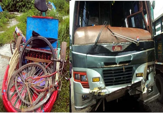টাঙ্গাইলে বাস চাপায় মা-ছেলেসহ নিহত ৩