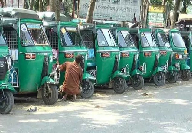 সিলেটে সিএনজি অটোরিকশা ধর্মঘট চলছে
