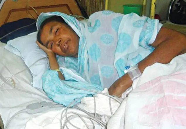 জাতীয় বক্ষব্যাধি হাসপাতালে তারামন বিবি