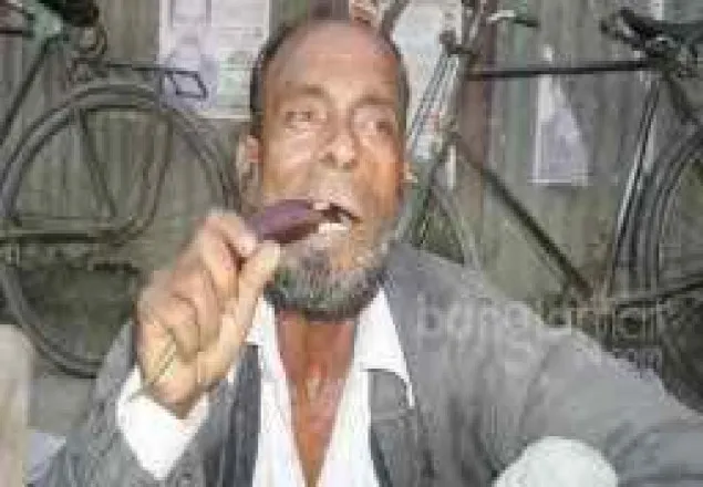 দাম না থাকায় বেগুন খেয়ে কৃষকের ক্ষোভ প্রকাশ