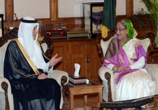 প্রধানমন্ত্রীর সঙ্গে বৈঠকে সৌদি পররাষ্ট্রমন্ত্রী