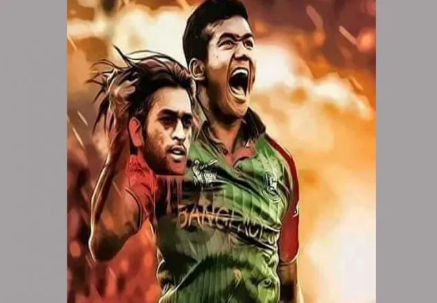 ধোনির মুণ্ডুর ছবিই কি কাল হলো তাসকিনের?