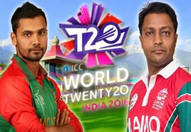 বৃষ্টির শেষে আবারো শুরু হলো বাংলাদেশ-ওমানের লড়াই ।  