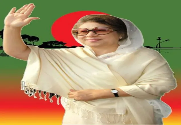 কাউন্সিল মঞ্চে বিএনপি চেয়ারপার্সন খালেদা জিয়া