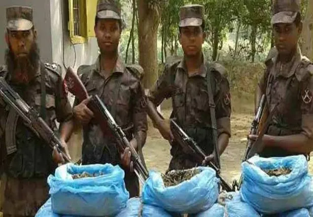 ৫৭ কেজি গাঁজাসহ নৌকা জব্দ 
