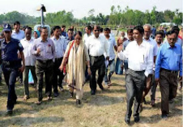সুন্দরগঞ্জে সৌরবিদ্যুৎ উৎপাদন কেন্দ্র পরিদর্শনে ভারতীয় প্রতিনিধি দল