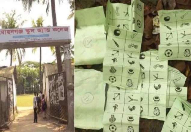 বরিশালে আরো ৩৪ ব্যালট পেপার উদ্ধার