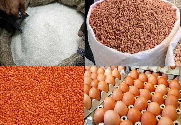 দাম বেড়েছে চিনি ছোলা ডাল ও ডিমের