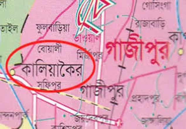 কালিয়াকৈরে একটি তুলার গুদামে আগুন 