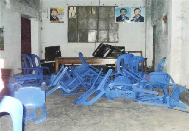 নেত্রকোণায় বিএনপির কার্যালয়ে ছাত্রলীগের হামলা- ভাংচুর