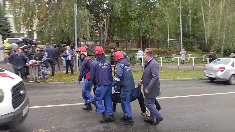 Russia school shooting leaves 13 dead, including children