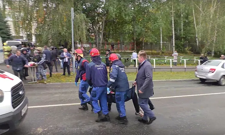 Russia school shooting leaves 13 dead, including children