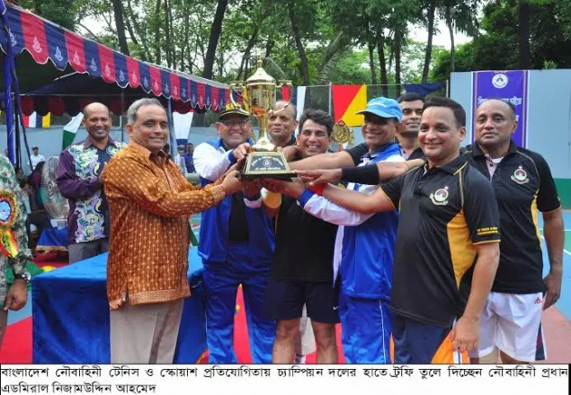 বাংলাদেশ নৌবাহিনীর টেনিস ও স্কোয়াশ প্রতিযোগিতা অনুষ্ঠিত