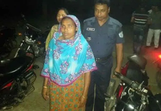 গাইবান্ধায় ফেন্সিডিলসহ মহিলা আটক