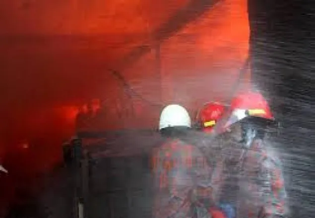 কিশোরগঞ্জে অগ্রণী ব্যাংকে আগ্নিকাণ্ড
