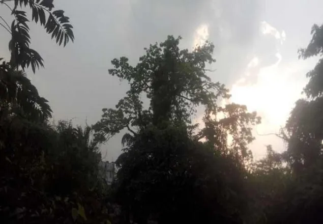 আকাশ এখন মেঘলা