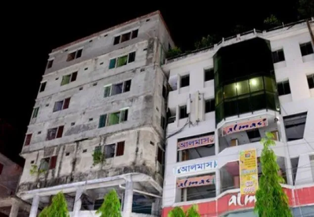 হেলেপড়া ভবন ২ টি ভেঙে ফেলার নির্দেশ