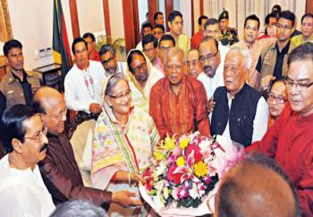 নববর্ষ বিতর্ক: রবিবার প্রধানমন্ত্রীর সাক্ষাৎ চায় ওলামা লীগ