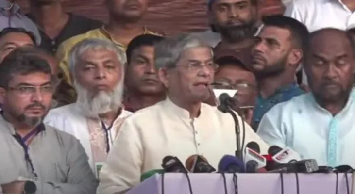 গণতন্ত্র ফেরাতে সিলেট থেকেই আবার যুদ্ধ শুরু হলো : ফখরুল