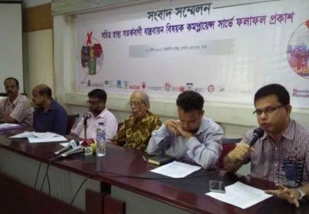৭৫ শতাংশ তামাকপণ্যে স্বাস্থ্য সতর্কবাণী নেই