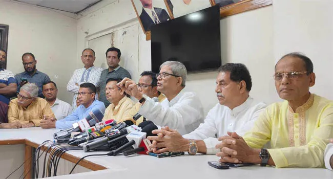 দেশকে মুক্তি করার জন্য আন্দোলন করে যাচ্ছি : মির্জা ফখরুল