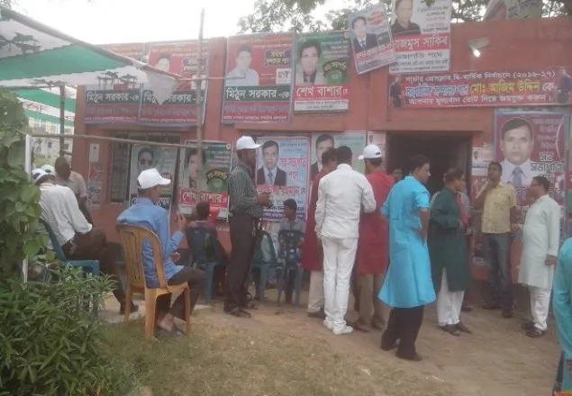 সাভার প্রেসক্লাবের ভোট গ্রহণ শুরু