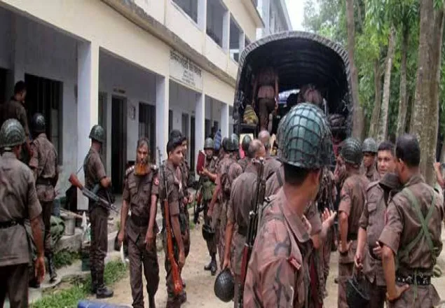 চান্দিনায় ৫ প্লাটুন বিজিবি মোতায়েন